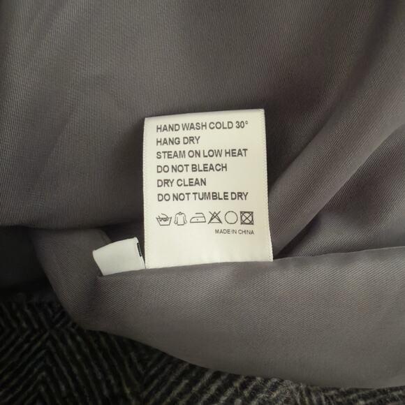 Filippa Hagg Oversized Wool Blend Coat In Grey Size S - Picture 8 of 12